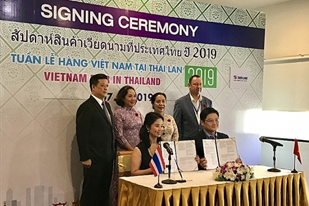7 biên bản ghi nhớ hợp tác xuất khẩu hàng Việt Nam sang Thái Lan được ký kết