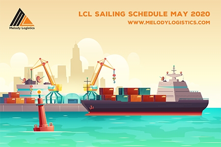 LCL Sailing Schedule May 2020