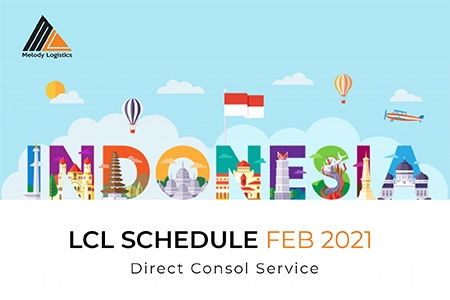 Update LCL Sailing Schedule from HCM to Asia - Feb 2021