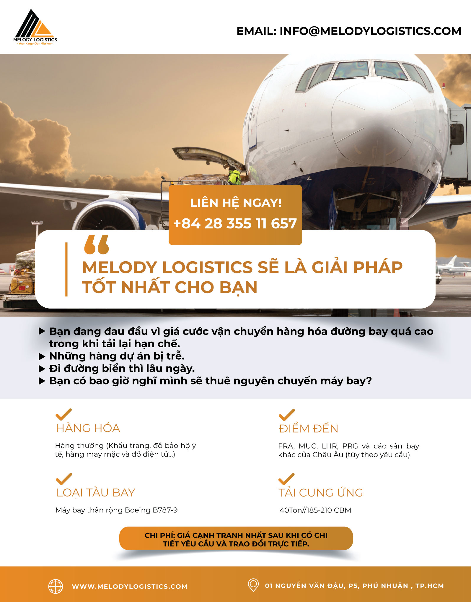 Vận chuyển hàng hóa mùa dịch covid dễ dàng cùng Melody Logistics