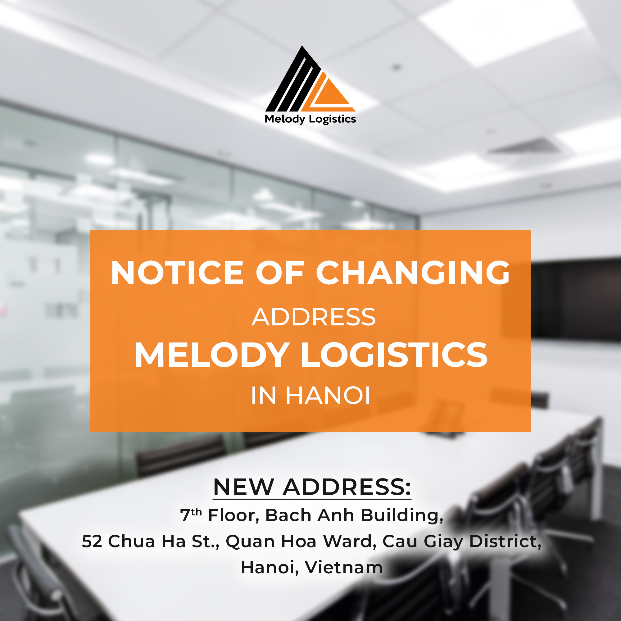 NOTICE OF CHANGING HANOI BRANCH ADDRESS