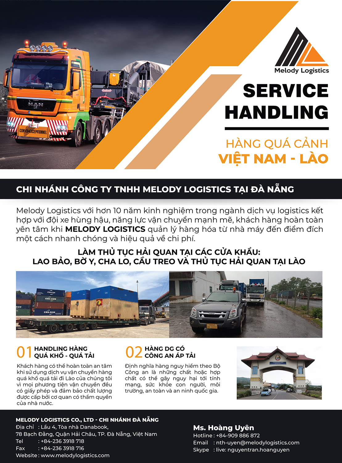 SERVICE HANDLING - HÀNG QUÁ CẢNH VIETNAM & LÀO